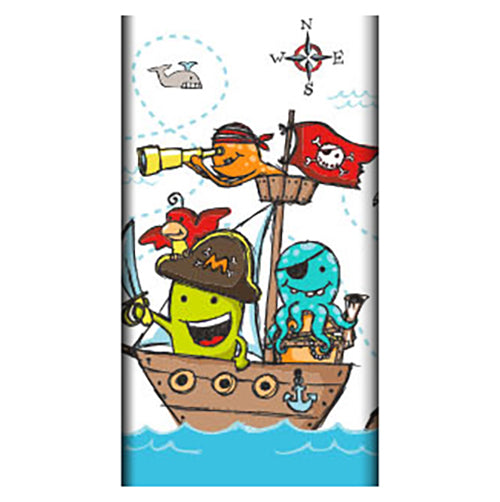 Papstar 15x Tischdecke, Papier 120 cm x 180 cm "Pirate Crew"