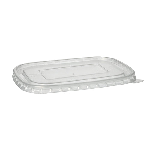Papstar 12x 25 Deckel für Verpackungsbecher, PP rechteckig 1 cm x 17,3 cm x 12,3 cm transparent