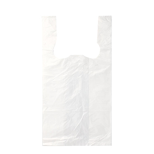 Papstar 2.000x Hemdchen-Tragetaschen, HDPE-Folie, Weiß, 50x26x16cm