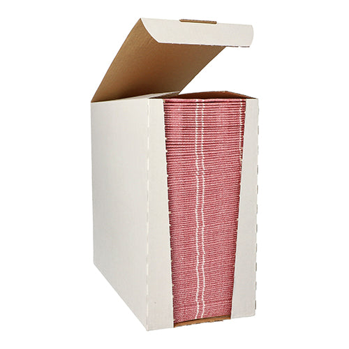 Papstar 100 Servietten "ROYAL Collection" 1/6-Falz 48 cm x 33 cm bordeaux "Kitchen Craft"