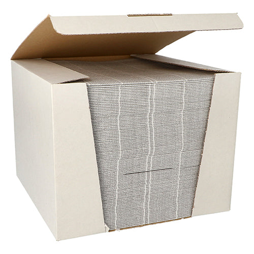 Papstar 100 Servietten "ROYAL Collection" 1/4-Falz 40 cm x 40 cm grau "Kitchen Craft"