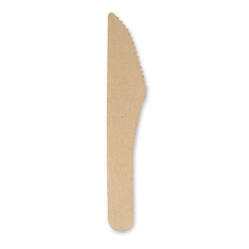 Papstar 20x 6 Messer, Papier "pure" 15,8 cm natur