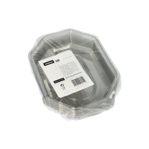 Papstar 100x Deckel (für Servierplatten), PET, Transparent, 22x31x6cm