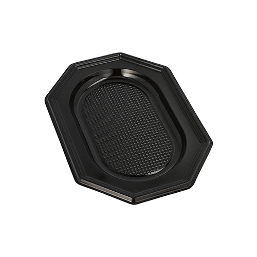 Papstar 20x 10 Servierplatten, PET 21 cm x 29 cm schwarz