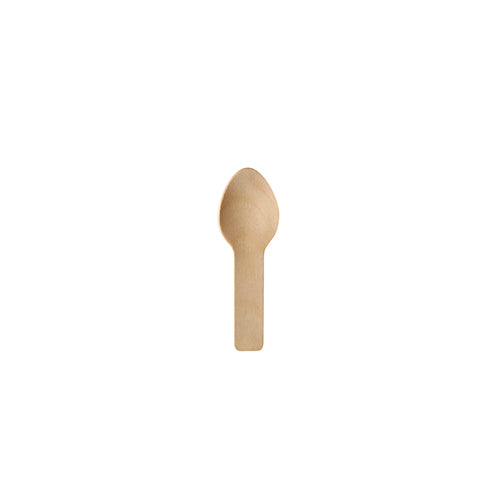 Papstar 1800 Fingerfood - Löffel, Material: Holz, Serie: Pure, Länge: 7,6 cm