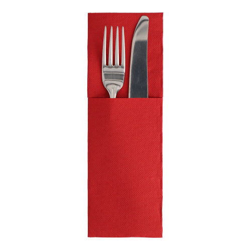 Papstar 300 Servietten "ROYAL Collection" 48 cm x 30 cm bordeaux mit Besteckfalz