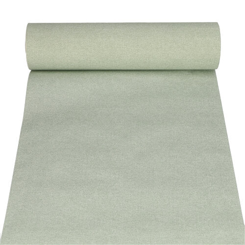 Papstar 4x Tischläufer, stoffähnlich, PV-Tissue Mix "ROYAL Collection" 24 m x 40 cm jadegrün "Textile"