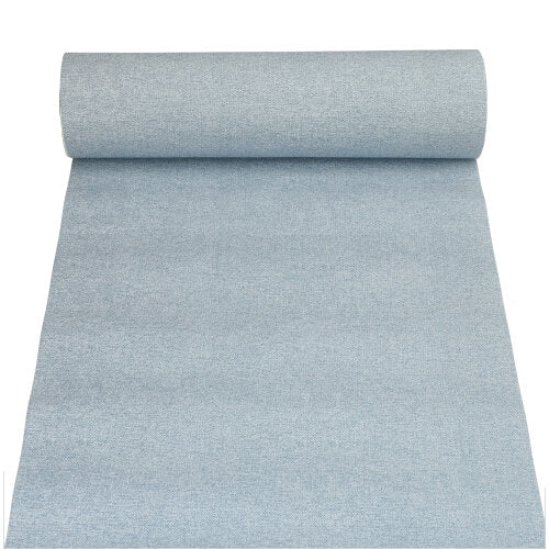 Papstar 4x Tischläufer, stoffähnlich, PV-Tissue Mix "ROYAL Collection" 24 m x 40 cm arktikblau "Textile"
