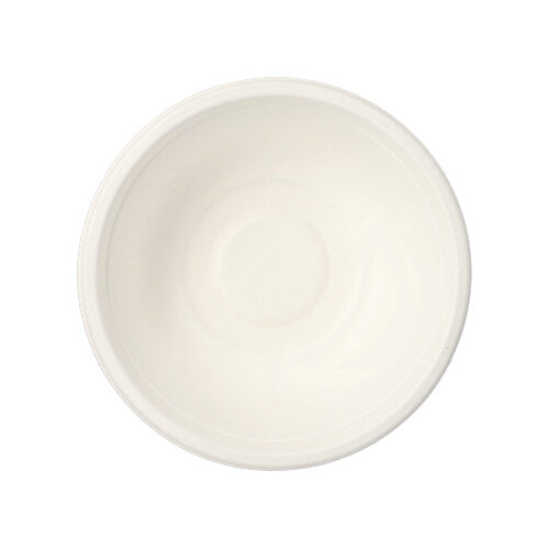 Papstar 12x 12 Schalen, Zuckerrohr "pure" 500 ml Ø 15,5 cm · 5,4 cm weiss