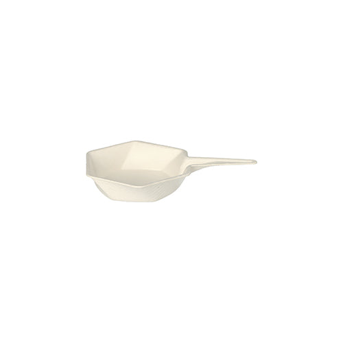 Papstar 500 Fingerfood - Schalen, Hexagon, Serie: Pure, Farbe: Weiß, Material: Zuckerrohr, Füllinhalt: 15ml, Maße: 1,5 x 9,5 x 6,3cm