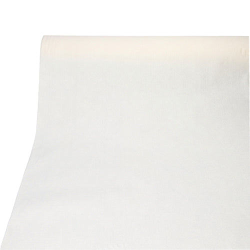 Papstar 2x Tischdecke, stoffähnlich, PV-Tissue Mix "ROYAL Collection" 20 m x 1,18 m champagner