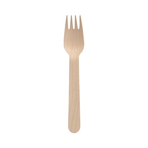 Papstar 1.000 Gabeln, Material: Holz, Serie: Pure, Länge 16cm
