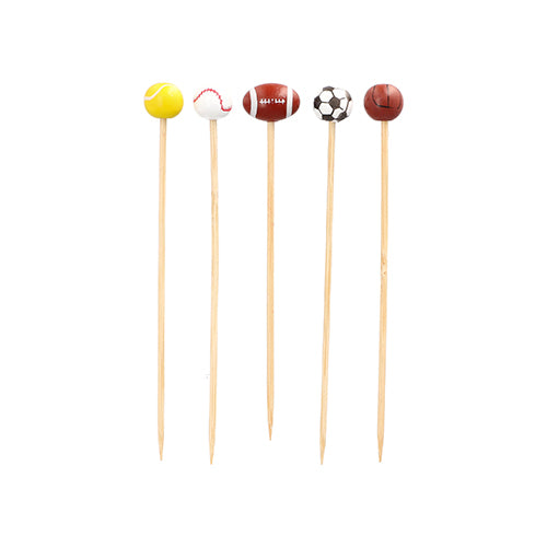Papstar 800 Fingerfood - Picker "Sport", Material: Bambus, Länge: 12,5cm