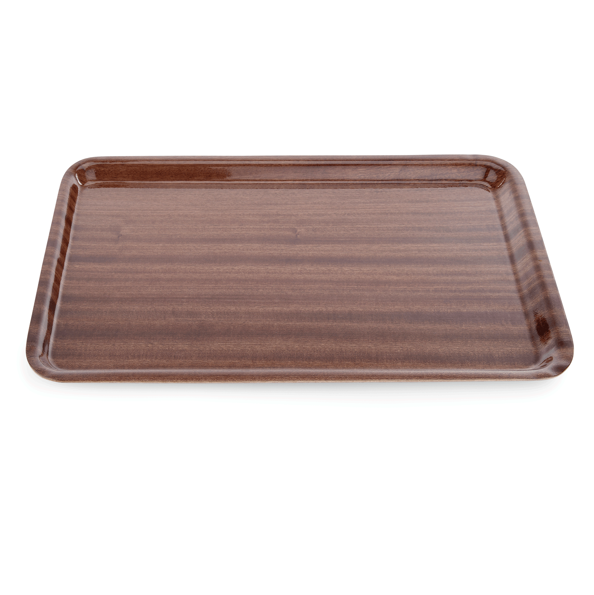 WAS Germany Tablett (GN1/1), MDF, Serie: TRAY 90, Braun, 53x32,5cm (9000530)