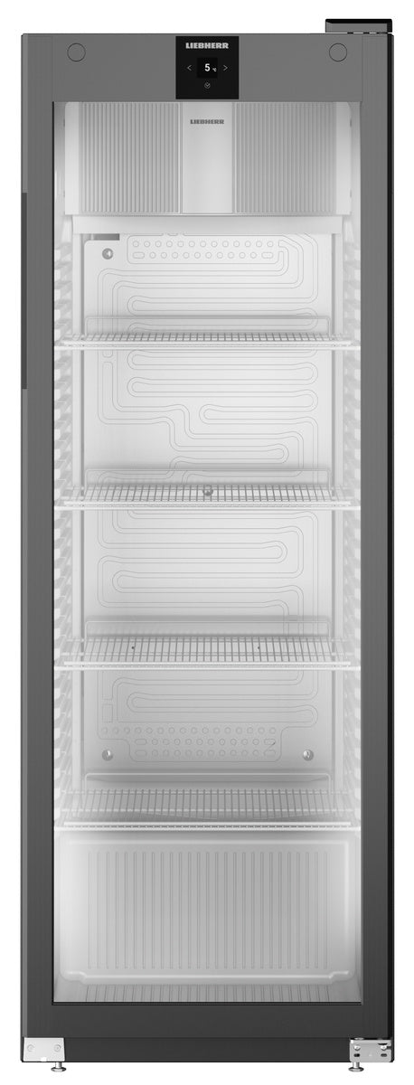 Liebherr Getränkekühlschrank MRFvg 3511 Perfection (mit Umluftkühlung), Stahl, Schwarz, 2A, 220-240V, 347L, 597x654x1684mm