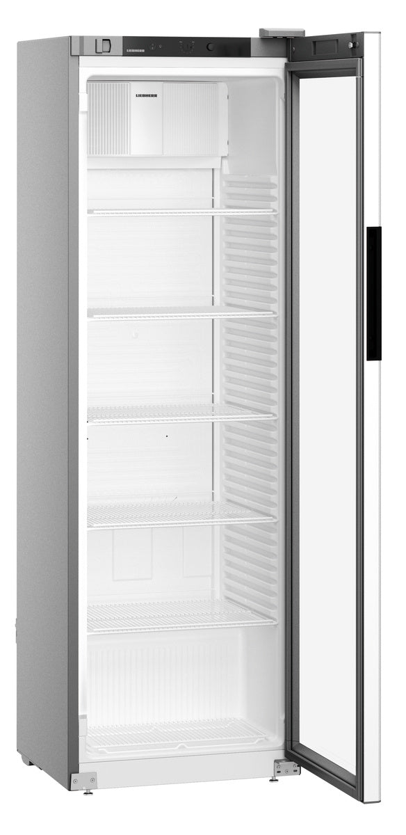 Liebherr Getränkekühlschrank MRFvd 4011 Performance (mit Umluftkühlung), Stahl, Grau/Silber, 220-240V, 400L, 597x654x1884mm