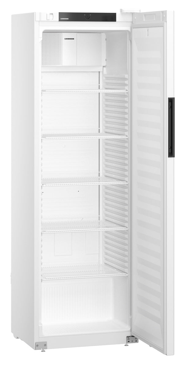 Liebherr Kühlschrank "Performance" (mit Umluftkühlung), Stahl und Kunststoff, Weiß, 0,390kW, 230V, 377L, 597x650x1884mm (MRFec 4001)