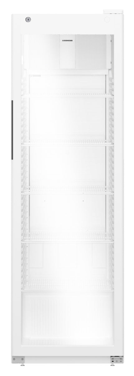 Liebherr Kühlschrank "Performance" (mit Umluftkühlung), Stahl und Glas, Weiß, 0,566kW, 230V, 400L, 597x654x1884mm (MRFvc 4011)