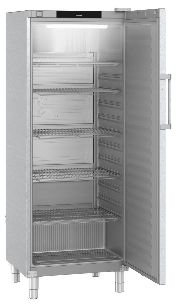 Liebherr Kühlschrank "Perfection" (mit Umluftkühlung), Edelstahl und Kunststoff, Silber, 0,535kW, 230V, 655L, 747x769x2018mm (FRFCvg 6501)