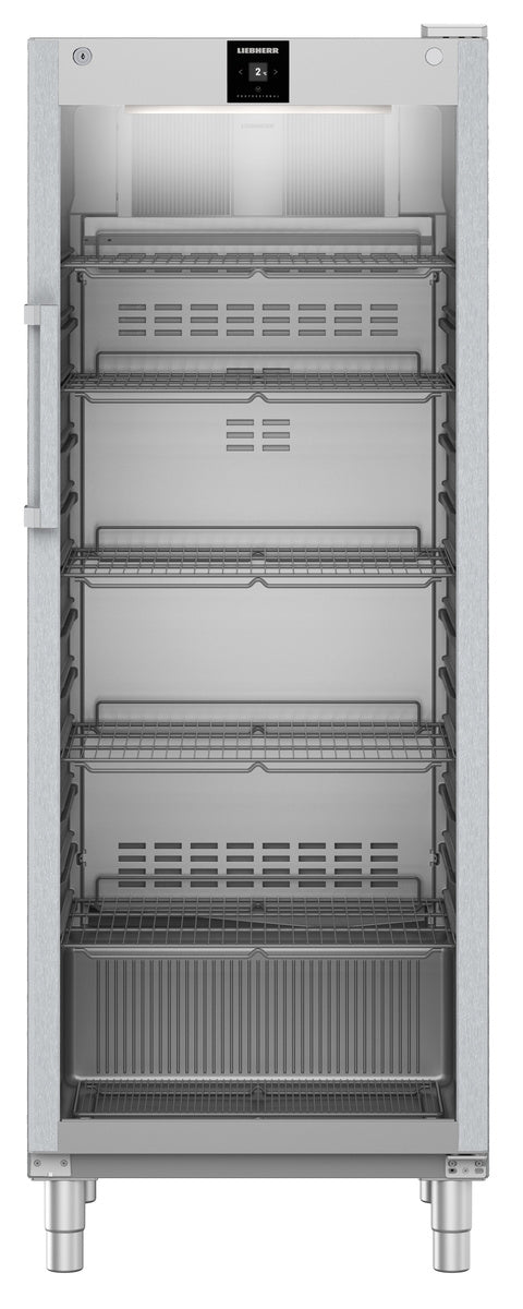 Liebherr Kühlschrank "Perfection" (mit Umluftkühlung), Edelstahl, Kunststoff und Glas, Silber, 0,984kW, 230V, 688L, 747x769x2018mm (FRFCvg 6511)