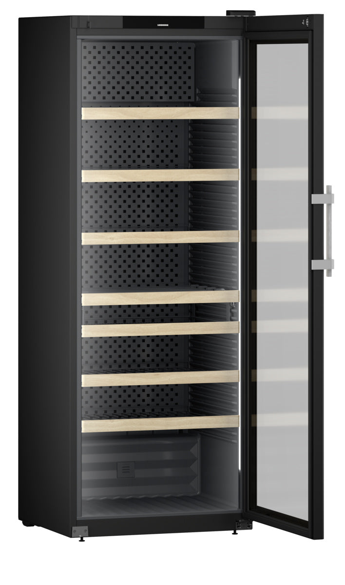 Liebherr Weinschrank "Perfection", Stahl, Schwarz, 0,331kW, 230V, 642L, 747x763x2044mm (WFbli 7741)