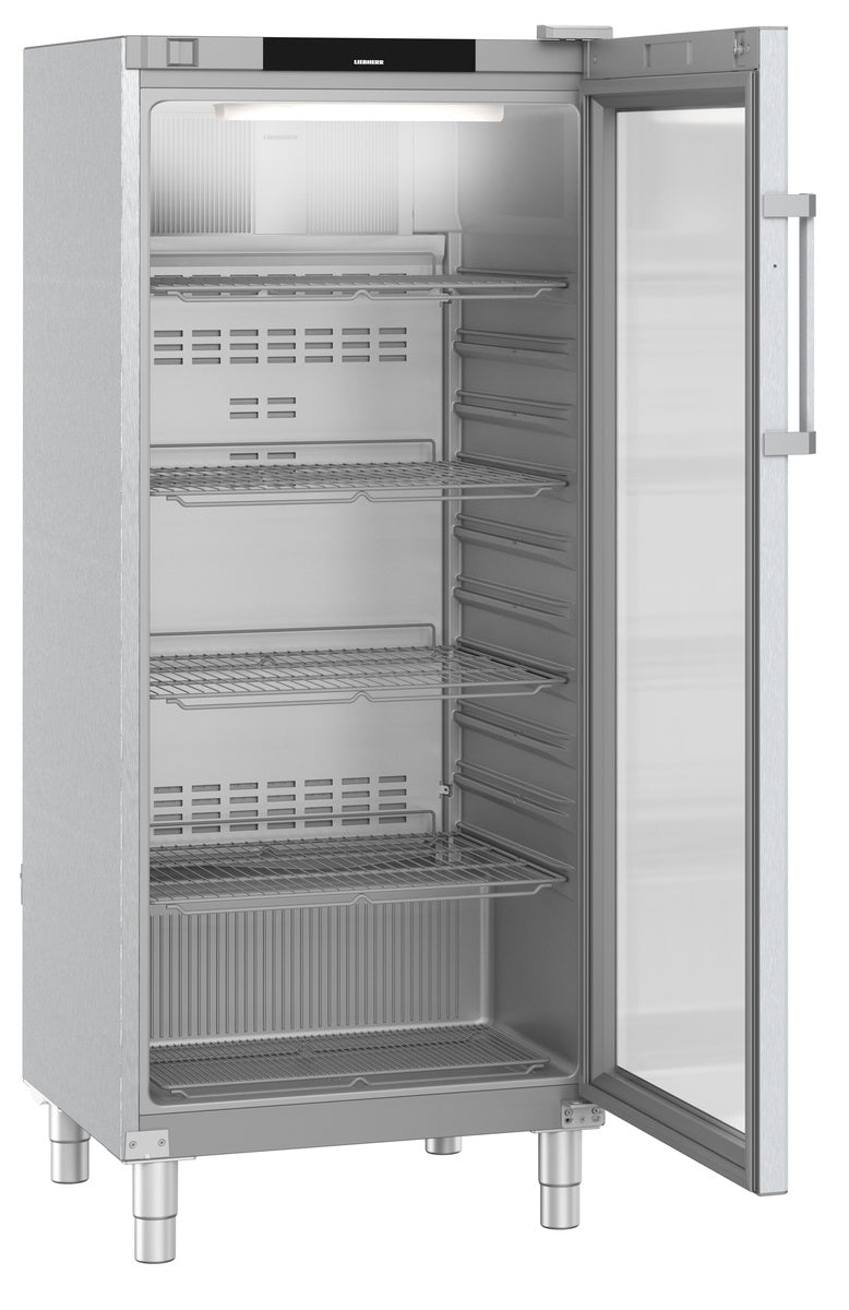 Liebherr Kühlschrank "Perfection" (mit Umluftkühlung), Edelstahl, Kunststoff und Glas, Silber, 1,041kW, 230V, 420L, 747x769x1818mm (FRFCvg 5511)