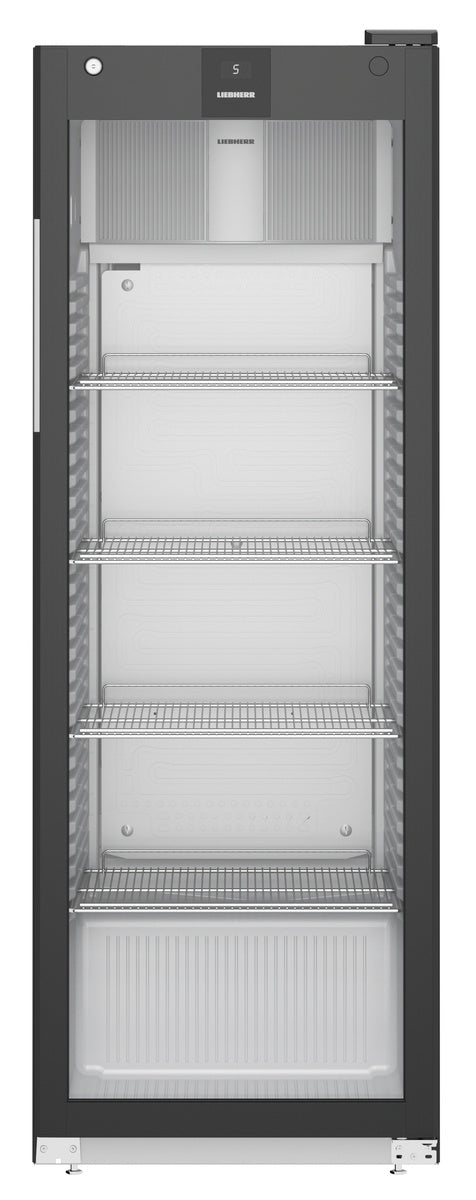 Liebherr Getränkekühlschrank MRFvd 3511 Performance Variante 744 (mit Umluftkühlung), Stahl, Schwarz, 220-240V, 347L, 597x654x1684mm
