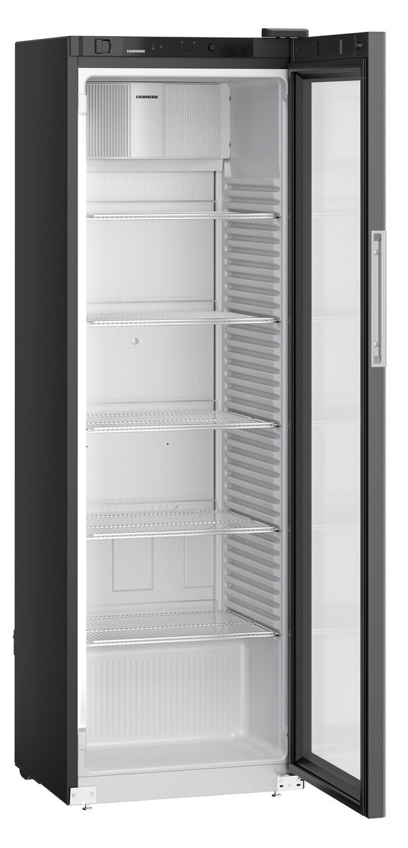 Liebherr Getränkekühlschrank MRFvd 4011 Performance Variante 744 (mit Umluftkühlung), Stahl, Schwarz, 220-240V, 400L, 597x654x1884mm