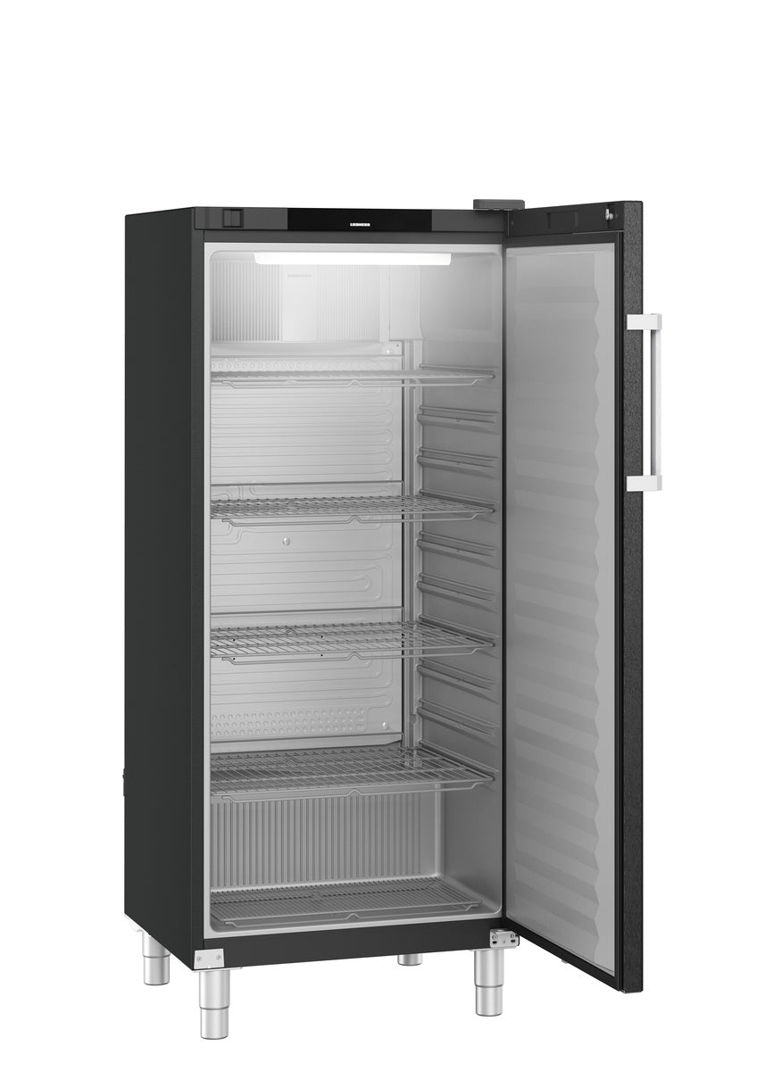 Liebherr Kühlschrank "Perfection" (mit Umluftkühlung), Stahl und Kunststoff, Schwarz, 0,620kW, 230V, 571L, 747x769x1818mm (FRFBvg 5501)