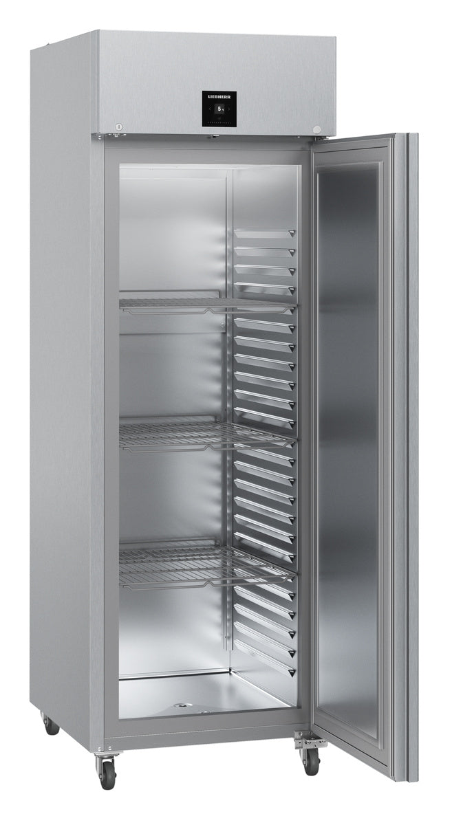 Liebherr Kühlschrank "Performance" (GN 2/1 mit Umluftkühlung), Edelstahl, Silber, 0,302kW, 230V, 597L, 697x867x2150mm (FRPSvg 6501)