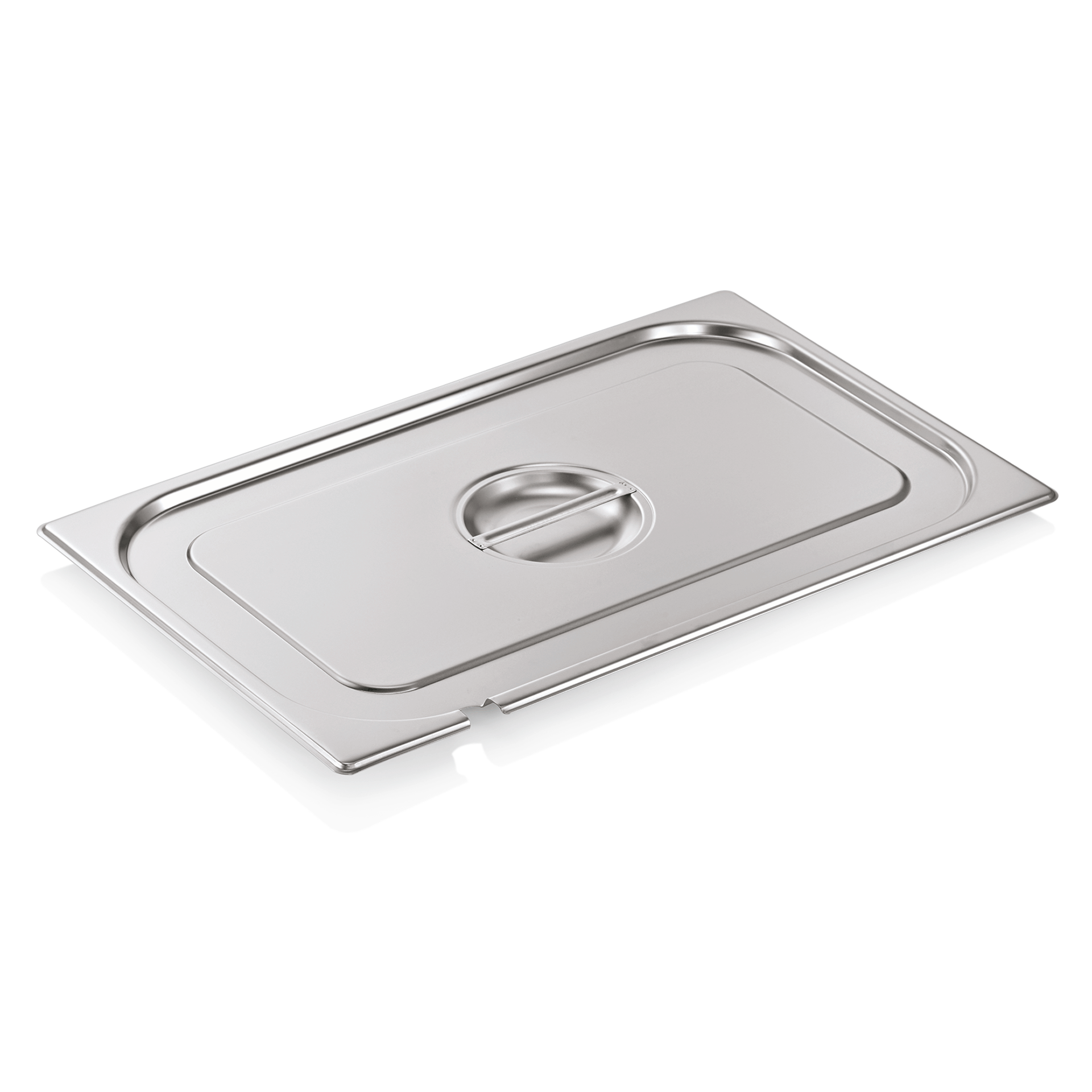 WAS Germany GN Deckel mit Löffelaussparung 2/3, Serie GN 90, Materialstärke 0,7 mm (9023002)