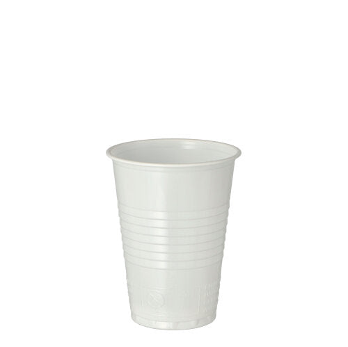 Papstar 3.000x Trinkbecher, Polystyrol, Weiß, Inhalt: 180ml, Durchmesser: 7cm, Höhe: 9,1cm