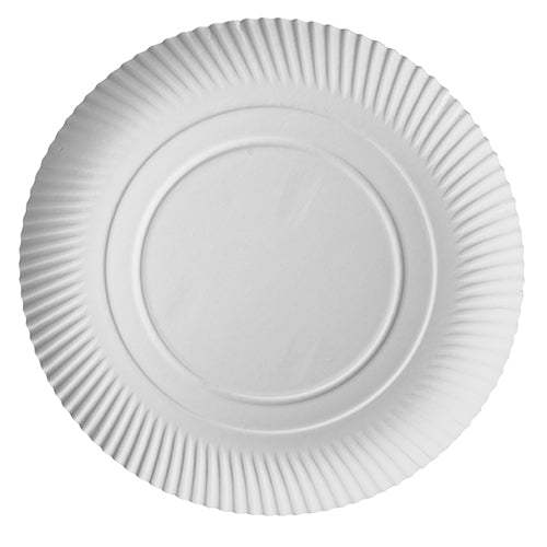 Papstar 200 Teller rund, Serie: Pure: Material: Pappe, Farbe: weiß, Durchmesser: 34cm, Höhe: 3 cm