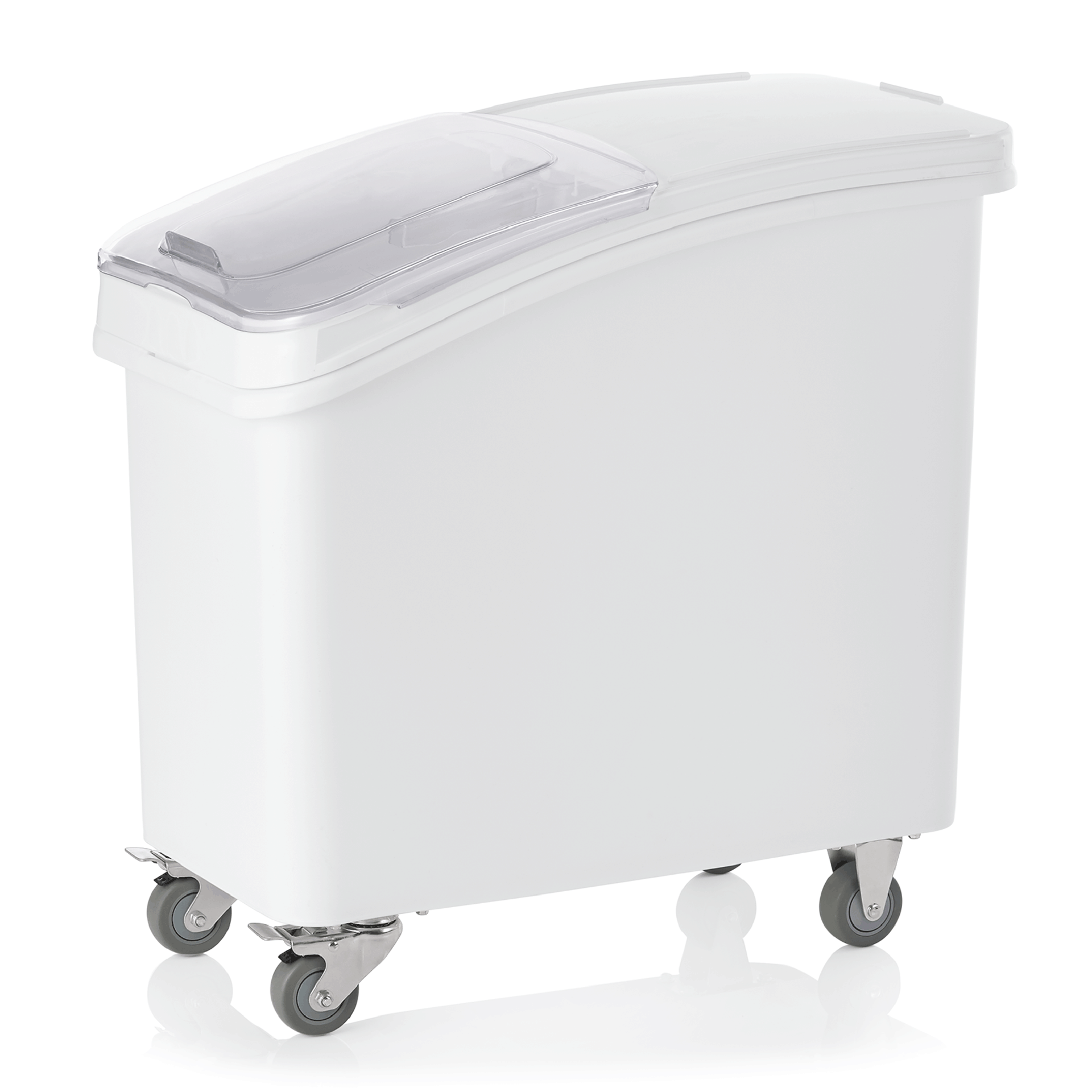 WAS Germany Lebensmittelbehälter, Polycarbonat und Polyethylen, Weiß, Inhalt: 81L, 80x35x63cm (9214810)