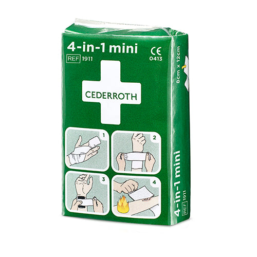 Papstar 30x "Cederroth" 4 in 1 Blutstiller "mini" Wundverband Set