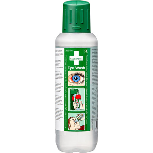 Papstar 6x 2 "Cederroth" Augendusche 500 ml Ø 6,5 cm · 23,5 cm "Eye Wash"