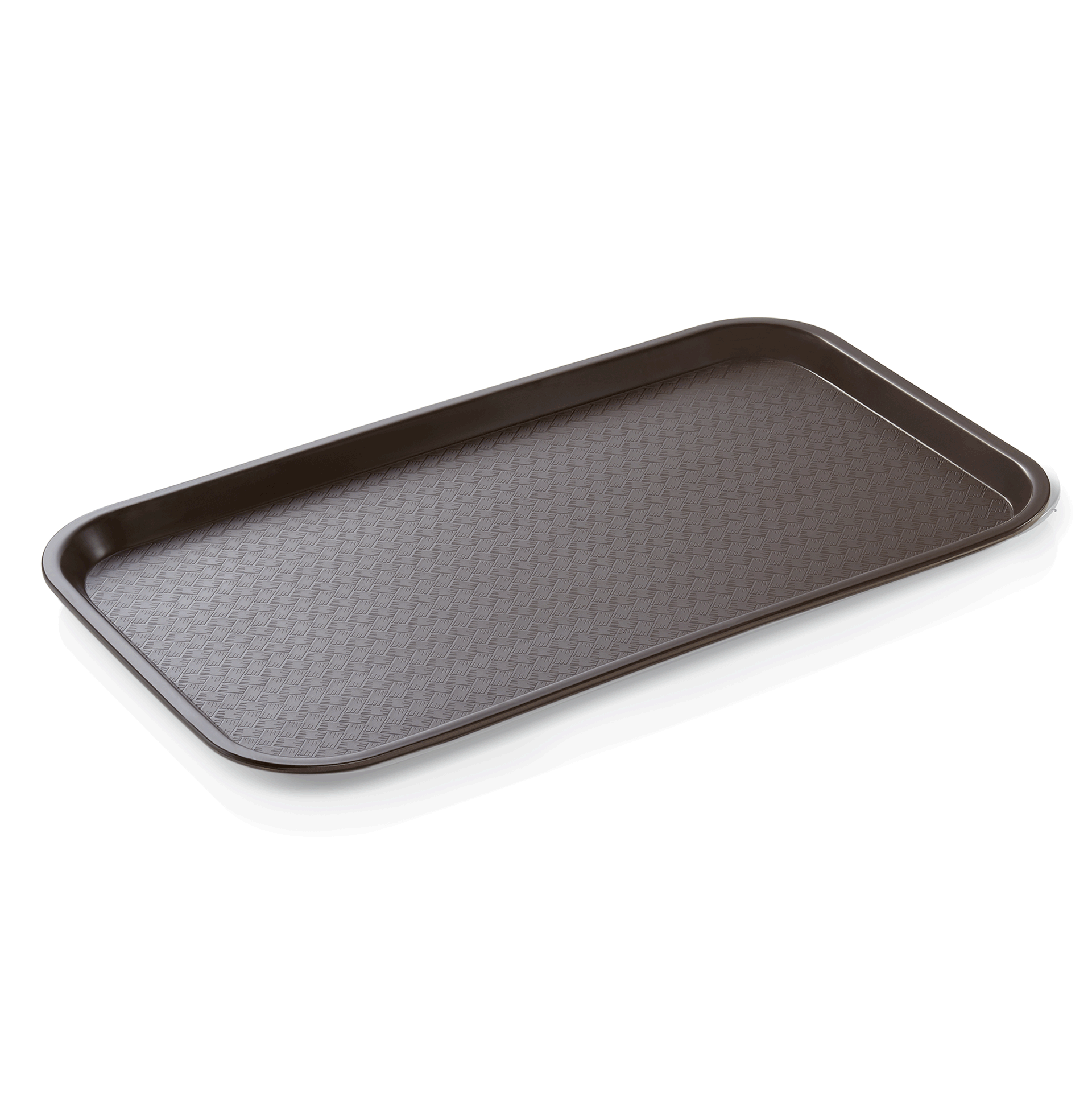 WAS Germany GN Tablett (GN 1/1), Polypropylen, Braun, Rechteckig (9280530)