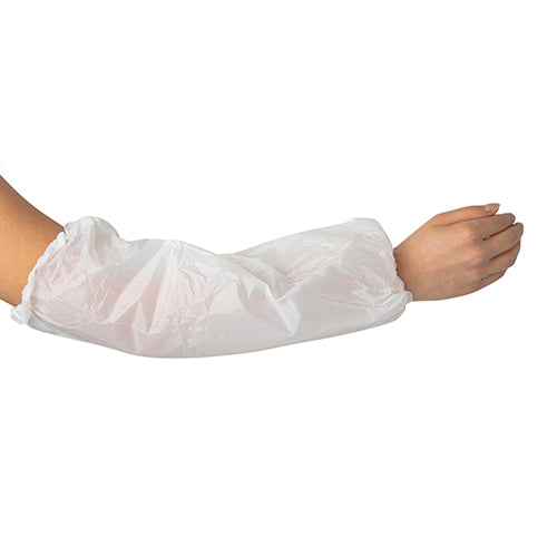 Papstar 20x 100 "Medi-Inn®" Ärmelschoner, PE 40 cm weiss