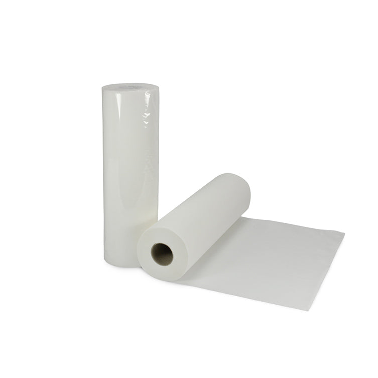 Papstar 9x "Medi-Inn®" Liegenabdeckrollen Ø 13 cm · 50 m x 39 cm weiss perforiert auf 35 cm, einzeln verpackt