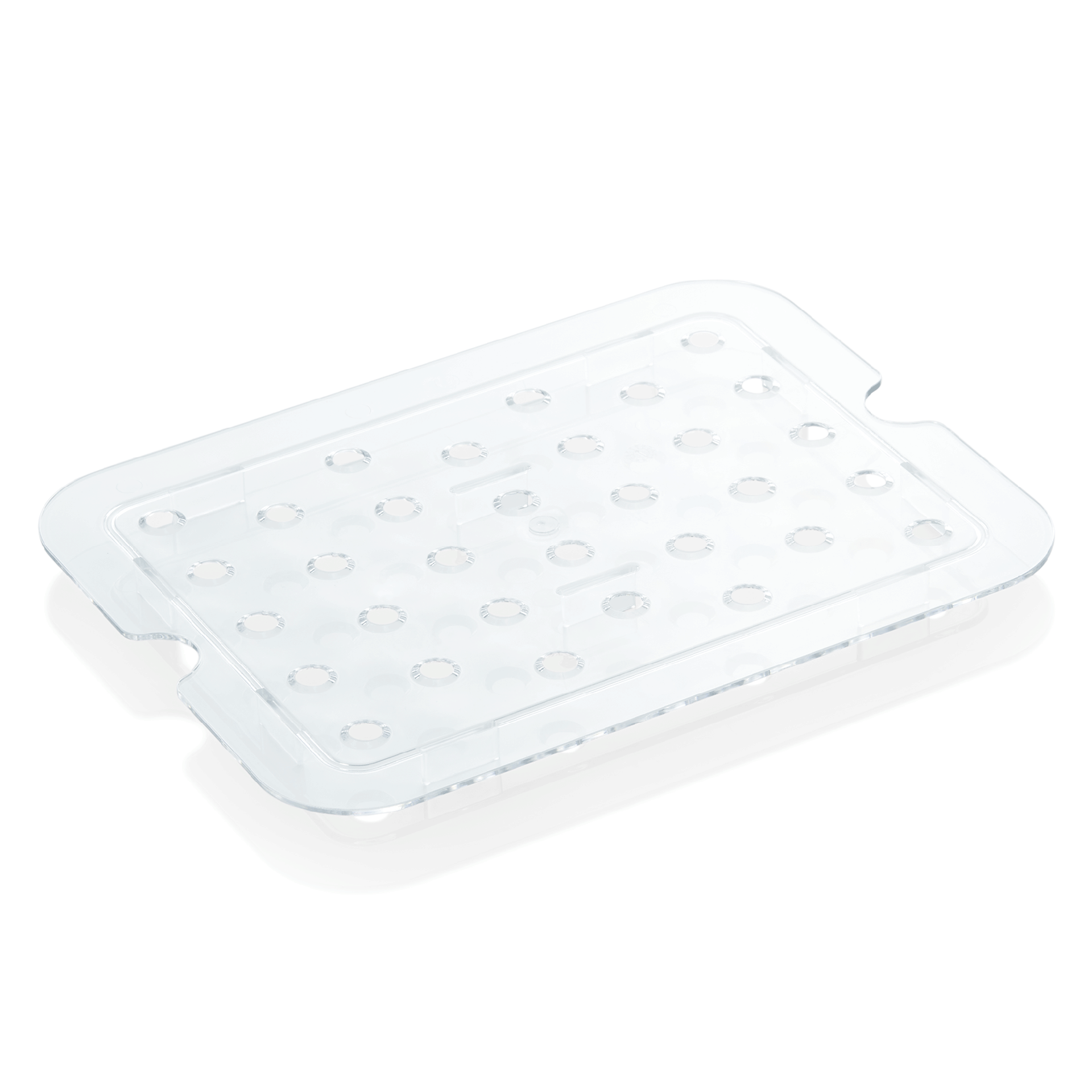 WAS Germany Einlegeboden (GN1/2, mit Skalierung), Polycarbonat, Serie: GN 94, 32,5x26,5x1,5cm (9412003)