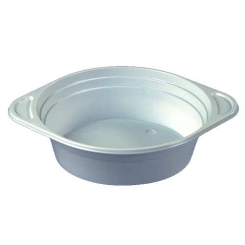 Papstar 10x 100 Suppenschalen, PP rund 500 ml Ø 15,6 cm · 4,5 cm weiss mit Anfasser * leicht