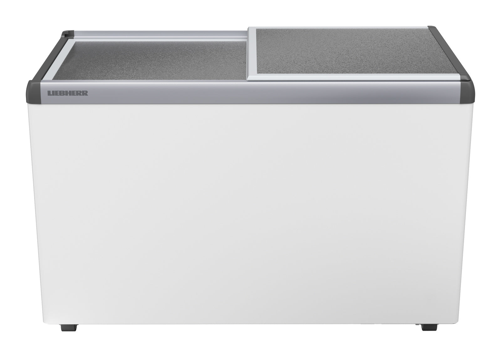 Gefriertruhe (mit Aluminium-Schiebedeckel), Stahl und Aluminium, Weiß und Silber, 0,633kW, 230V, 361L, 1255x660x825mm (EFE 3800)