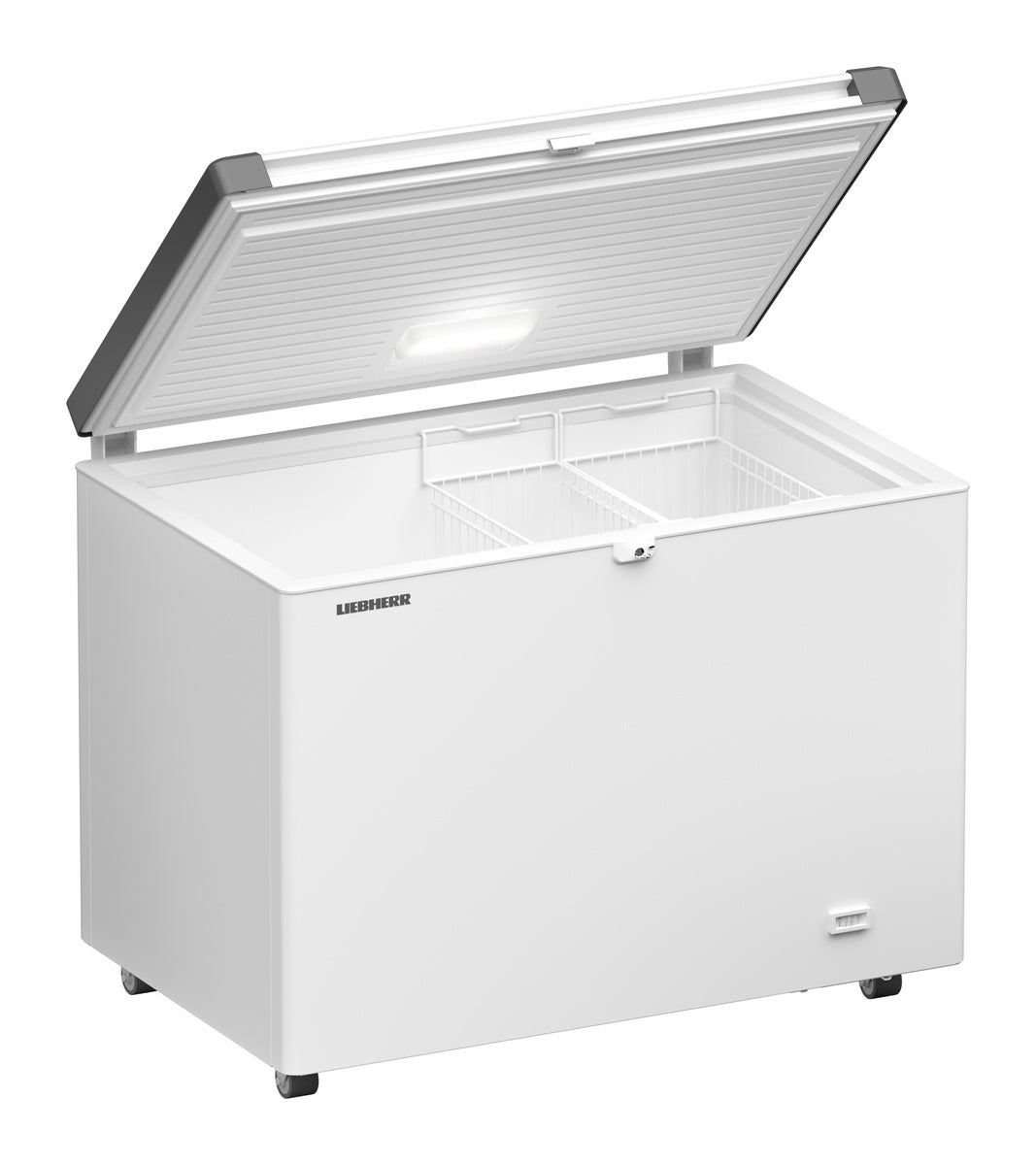 Gefriertruhe (mit Hebedeckel), Stahl, Weiß, 0,561kW, 230V, 266L, 1045x710x825mm (EFL 3055)