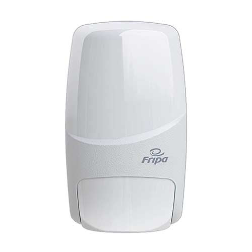 Papstar 1x Seifenspender 500 ml 20,9 cm x 12,9 cm x 12,8 cm weiss wiederbefüllbar