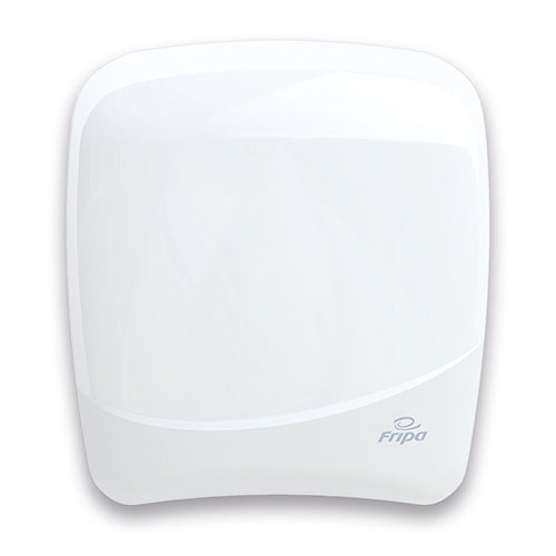 Papstar 1x Spender für System-Handtuchrollen 38 cm x 33,5 cm x 25,3 cm weiss halbautomatisch, Abreißstop bei ca. 28 cm