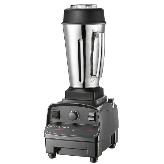 Mastro Getränkemixer (2 Geschwindigkeiten), Edelstahl, Schwarz und Silber, 0,5kW, 220-240V, Inhalt: 2L, 190x230x350mm
