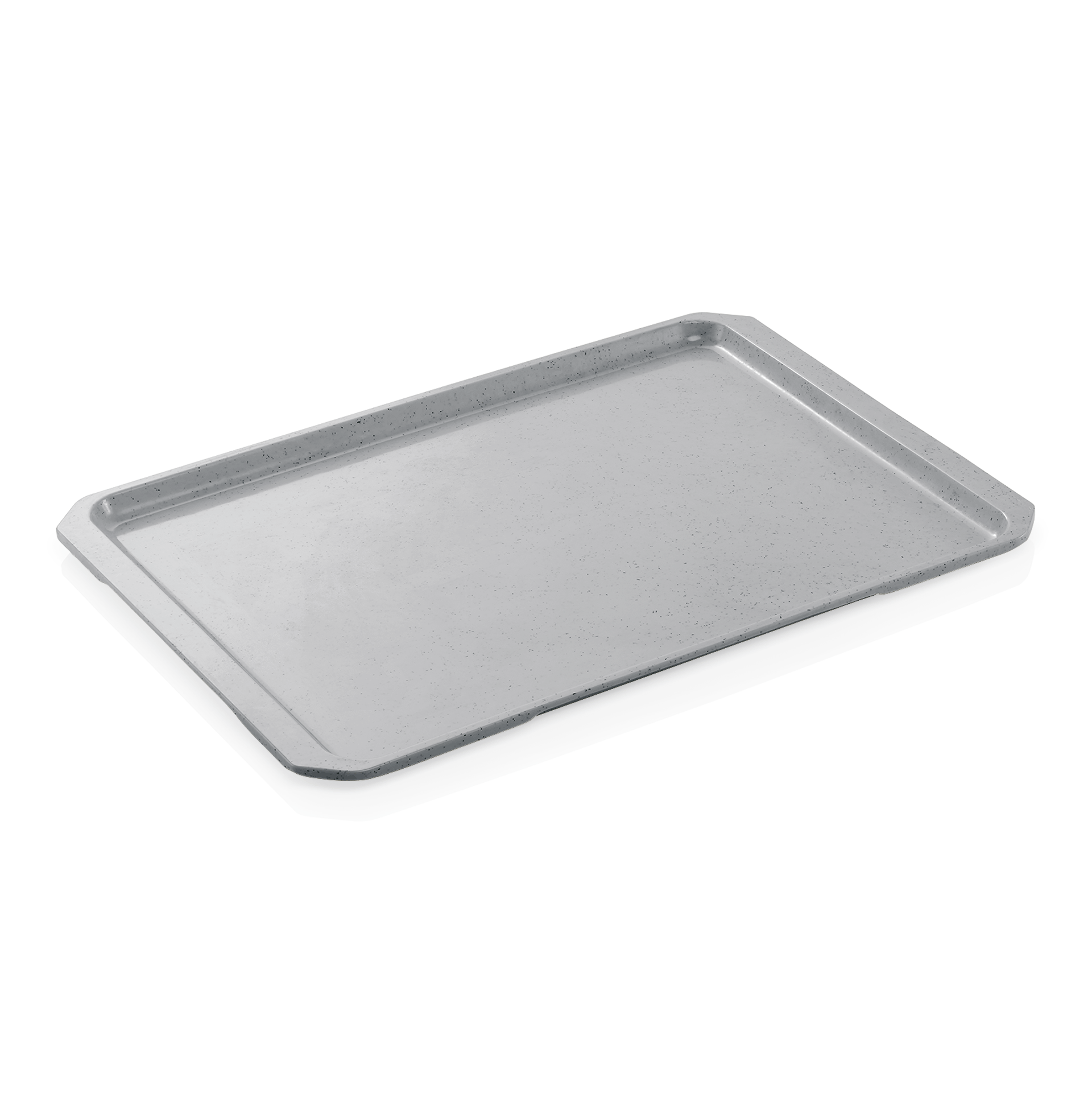 WAS Germany Systemtablett, Polyesterfaserstoff, Serie: TRAY 96, Granitgrau, 46x35,5x1,5cm (9625460)