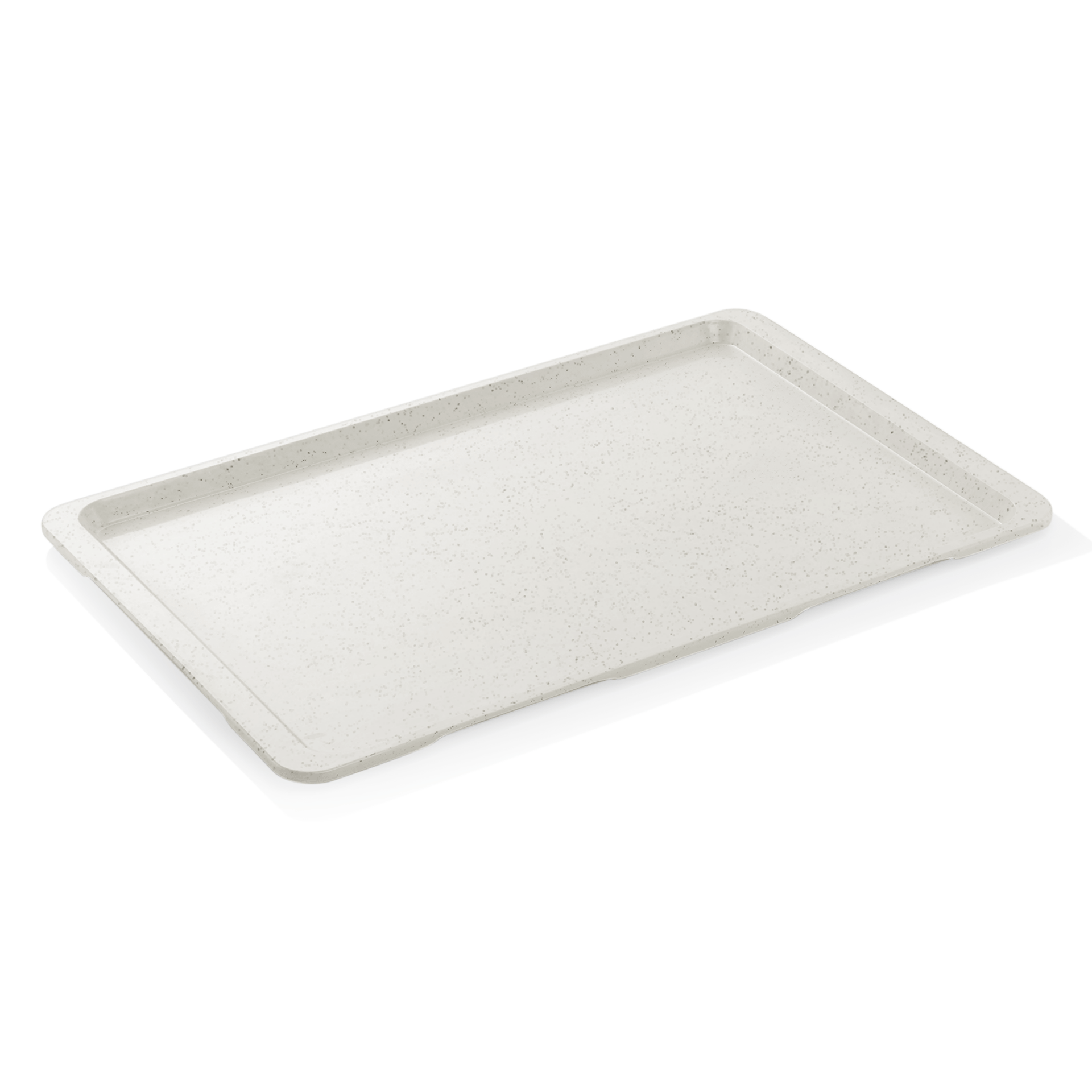 WAS Germany EN-Tablett, Polyesterfaserstoff, Serie: TRAY 96, Granitgrau, 53x37cm (9625531)