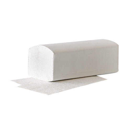 Papstar 1x 3200 Blatt Handtuchpapier V-Falz 23 cm x 25 cm weiss "Eco" 2-lagig (20x160)