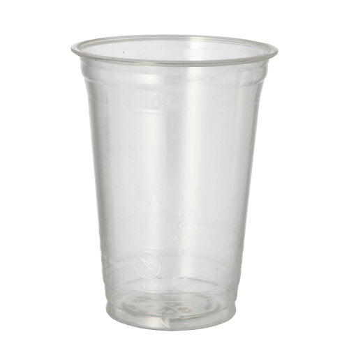 Papstar 16x 50 Trinkbecher PLA 0,4 l Ø 9,5 cm · 13,2 cm glasklar